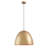 1-Light Metal Dome Single Pendant