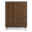 Levine 3 Door Manufactured Wood Wardrobe-361231043