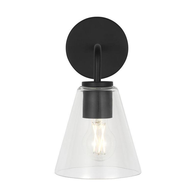 Ensemble de meuble-lavabo à une lumière Envoyer, 1, Transparent, Nuit noire