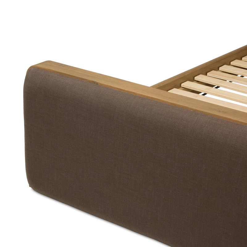 Pierce Upholstered Bed, Savoy Coffee/Dark Brown, King