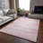 Premium Machine Washable Prisco Pink Rug-813002737