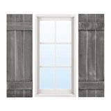 Costway Window Shutter Set Of 2 Reclaimed Wall Decor With Antiqued Surface