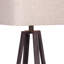 Lampe trépied en métal Dunaway