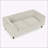 Modern Rectangular Pet Sofa with Armrests and Backrest, Ideal for Small and Medium Dogs-1170255732