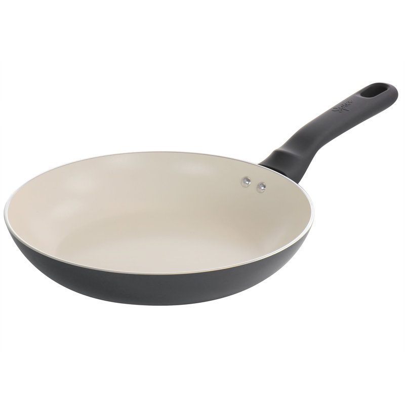 Gray 16-Piece Nonstick Ceramic Cookware Set with Enamel Finish