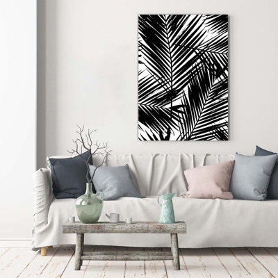 Leaves Of Palm - Wrapped Canvas Print