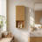 41.34"Bathroom Wall Mounted Cabinet, Narrow Storage Cabinet With Door And Shelves