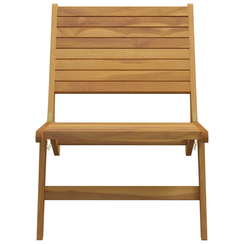 Chaise de patio en bois de teck massif