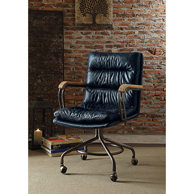 Fauteuil de direction avec confort rembourré, Bleu