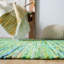 Tapis de couleur unie en coton recyclé tissé à plat Arlesey Montauk-597012089