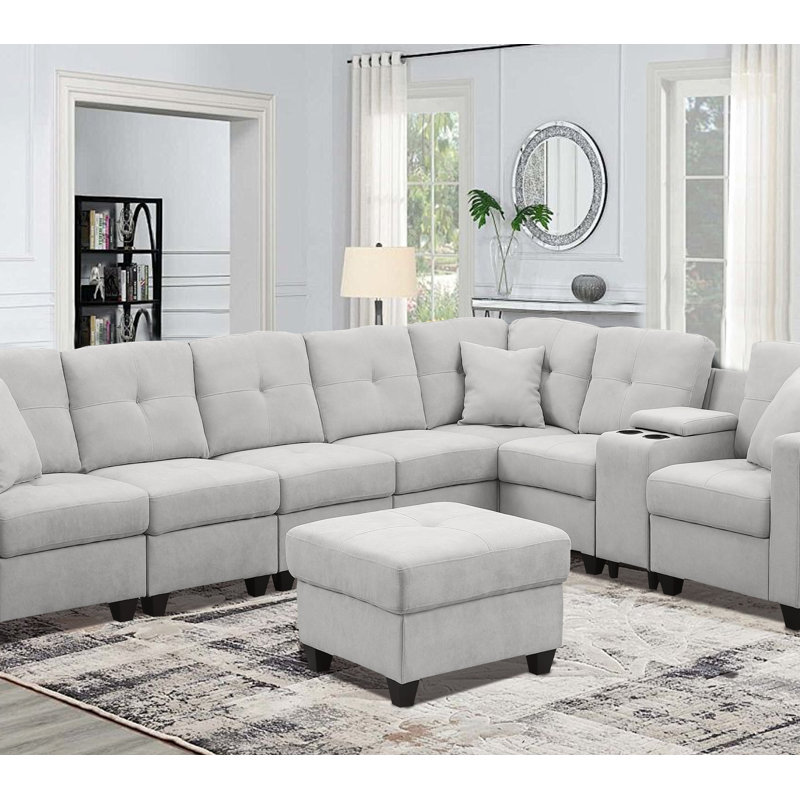 Sectional Sofa, LIGHTGREY