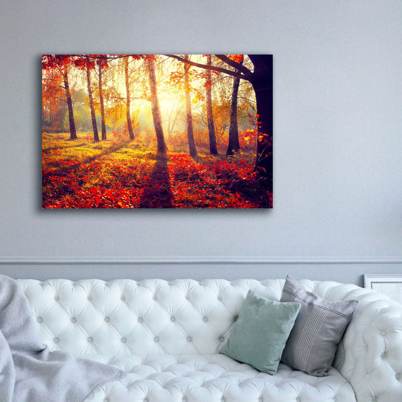 «Golden Af après-midi», art mural sur toile, H 40 po x l 60 po x P 1,5 po