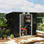 Garden 7 ft. W x 4 ft. D Galvanised Steel Storage Shed