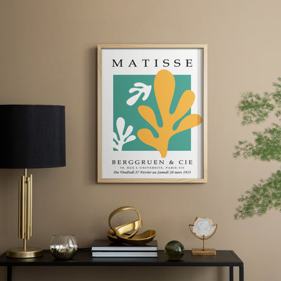 Matisse CDL XXIV, reproduction d'art encadrée - bois massif