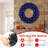 Faux Lighted 24'' Wreath