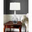 Lampe de table en verre fumé et givré 31 po Gelo
