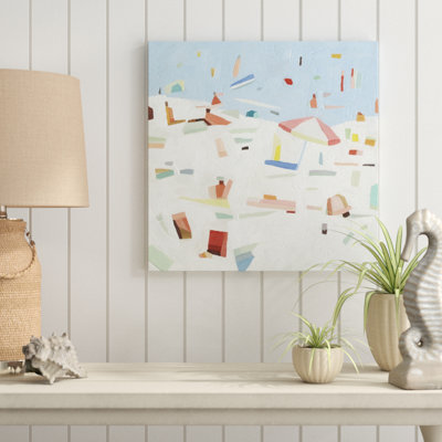 Summer Confetti IV - Wrapped Canvas Painting