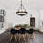 4 - Light Dimmable Hand-Woven Rattan and Fabric Drum Chandelier for Living Room Kitchen Entryway Hallway Foyer-1963625828
