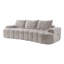 Canapé courbé en tissu 3 places Boucle-1759251615