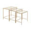 Table gigogne en verre Radner