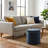 Ava 18" Velvet Storage Ottoman-121987464