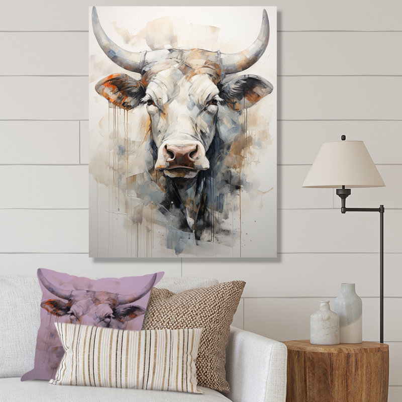 «Handsome Beige», reproduction d'art sur toile, Toile tendue, H 20 po x l 12 po x P 1 po