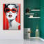 Art mural sur toile Mercer41 «Lady In Red» par Andreas Magnusson-881809467