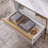 Roseellen 48''L Oval Coffee Table With Storage, Center Table With Open Shelf, Fluted Design-1011538617-1020719071