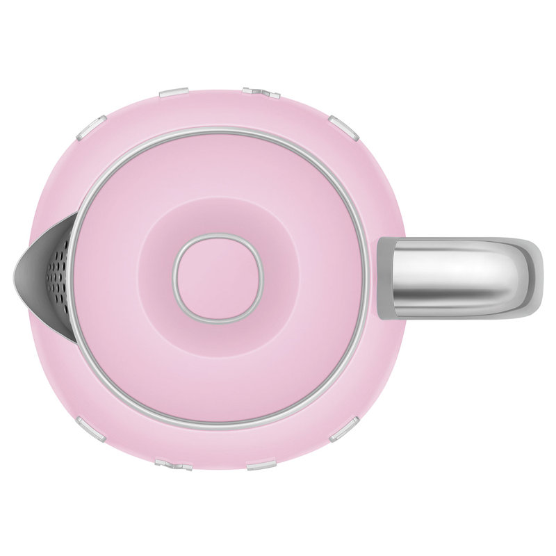 Smeg KLF05 50s Style Retro Mini Kettle 0.8L, Pink