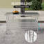 Table de travail commerciale en acier inoxydable 60 po x l 24 po x L 60 po-116982736