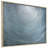 Cosmic Swirl Textured Metallic Hand Painted Blue Framed Canvas Wall Art