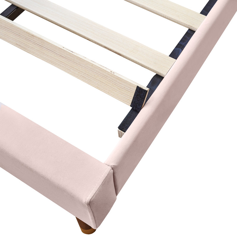 Upholstered Storage Bed, Pink