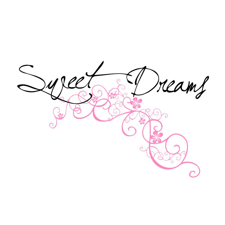  My Vinyl Story Sweet Dreams Wall Decal Sticker Over