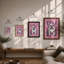 Bulldog in Bloom Eclectic - Framed Print-600873435-600873436
