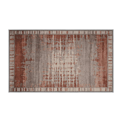 Machine Washable Gray Area Rug