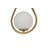 Teardrop 1-Light Wall Sconce - Brushed Gold-109883184