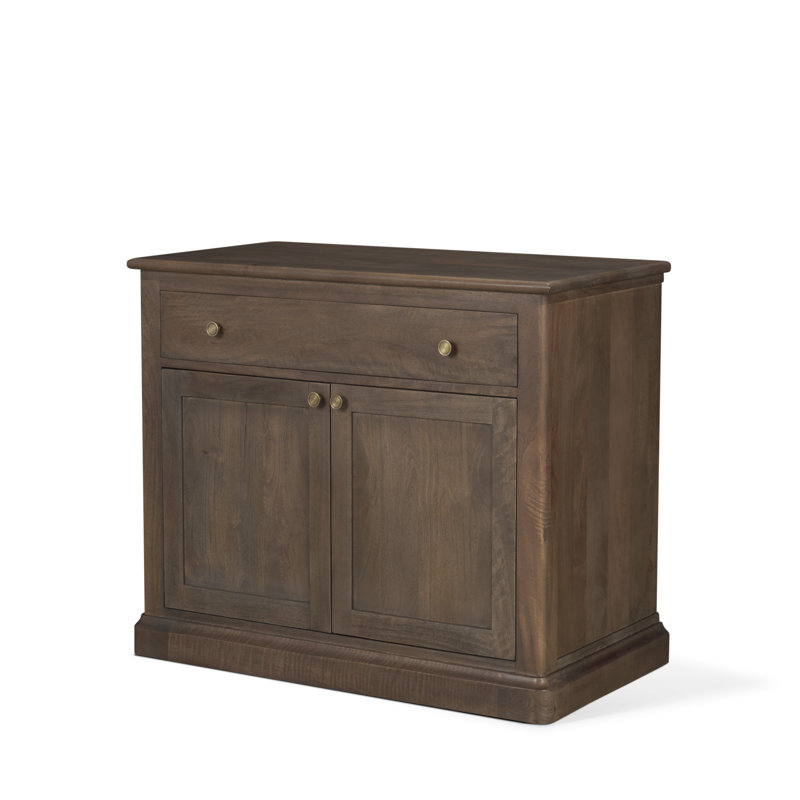 Braxton Rectangle Accent Cabinet, Dark Brown