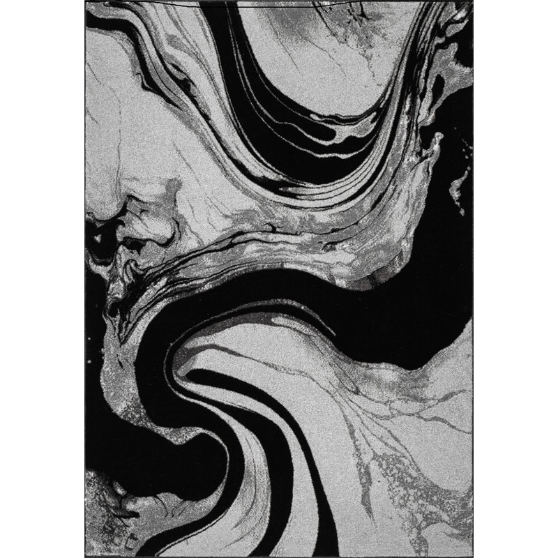 Abstract Area Rug, Rectangle 120 x 170 cm