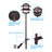 22" Oil-Rubbed Bronze 5CCT LED Low Voltage Pagoda Pathway Light, 5W Integrated LED, 1800K-5000K Selectable, IP65, ETL Listed