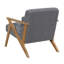 Chaise d'appoint rembourrée avec coussin-317353421