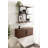Warrick Wall Cabinet and Tiered Shelf Set