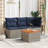  Garden Table Grey And Brown-577783658