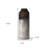 12" Black And Gray Glass Cylinder Table Vase