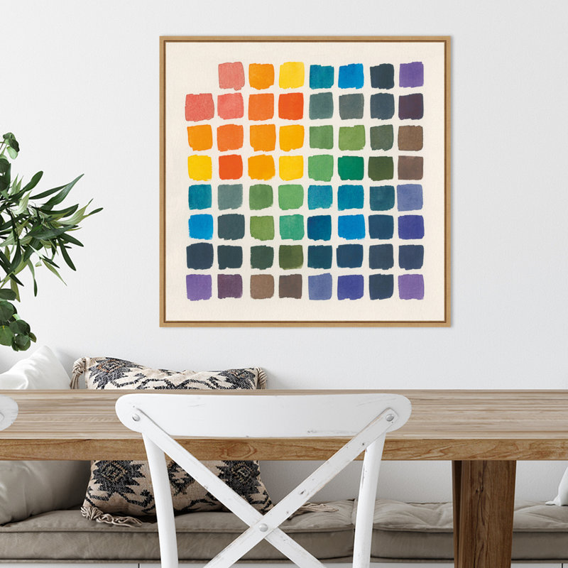 Charte des couleurs par Wild Apple Portfolio - reproduction sur toile flottante