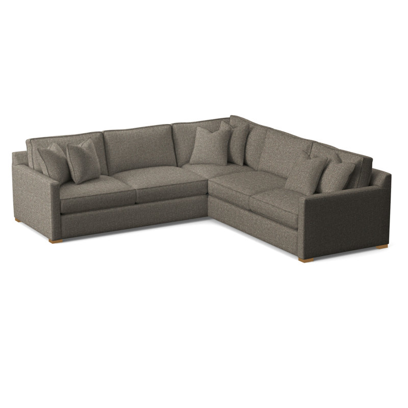 Bel-Air L-Sectional, Gray Sugar Performance; 0863-84, Honey