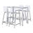 5 - Piece Bar Set in Clear and Silver
