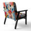 Fauteuil rembourré Pop Art