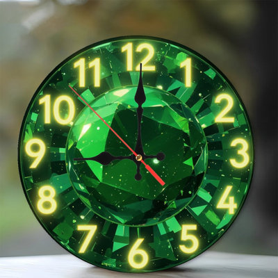 Emerald Clock Face