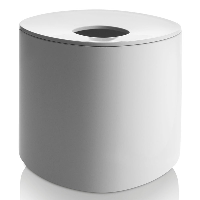 Birillo Tissue Box Cover, White