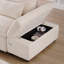 Canapé-lit modulaire de 107 po avec canapé-lit en forme de L, accoudoirs réglables en L, charge USB et Type-C, repose-pieds avec rangement à mouvement libre, combinaison libre pour le salon et l’appartement, chenille-2109428202